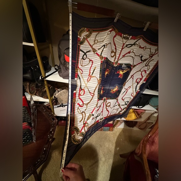 Hermes Equestrian Sheer Silk Vintage Scarf - Picture 7 of 8